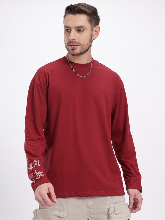 Statement Edge Printed Oversized T-shirt - Image 4