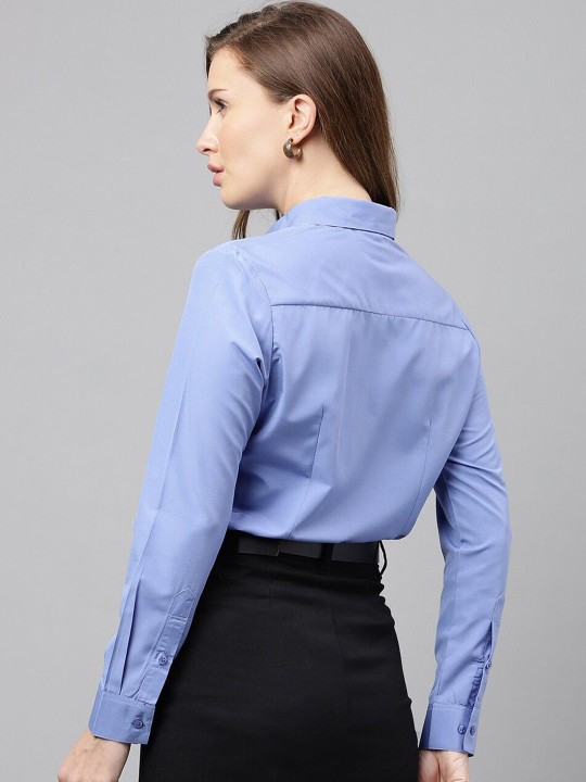 Women Solid Formal Shirt - Image 2