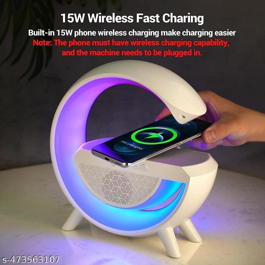 Smart G-Shape Multifunctional Speaker Wireless Charger - Image 4