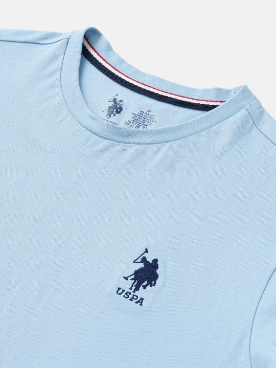 Men Embroidered Logo Pure Cotton Lightweight Lounge T-shirt - Image 8