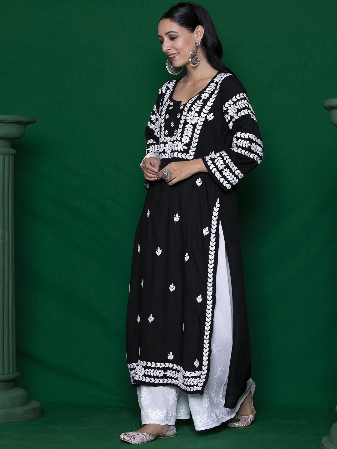 Chikankari Woven Kurta