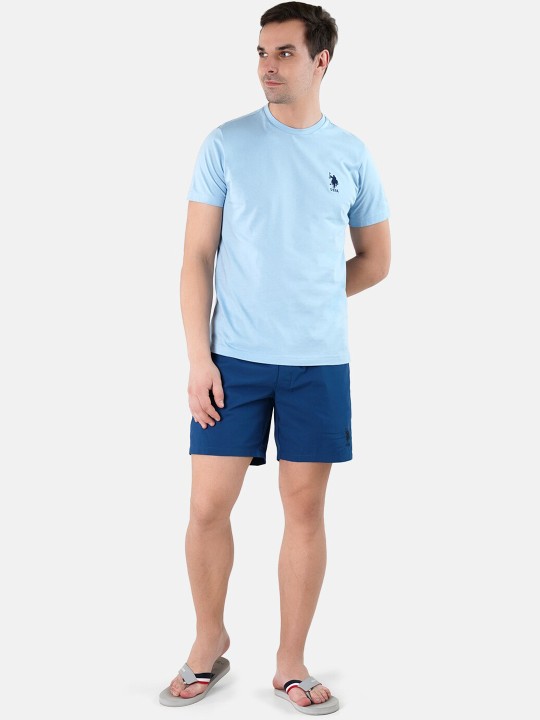 Men Embroidered Logo Pure Cotton Lightweight Lounge T-shirt - Image 7