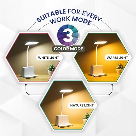 Study-Table-Touch Lamp with Pen Mobile Holder - Image 5