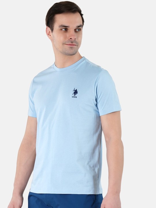 Men Embroidered Logo Pure Cotton Lightweight Lounge T-shirt - Image 3