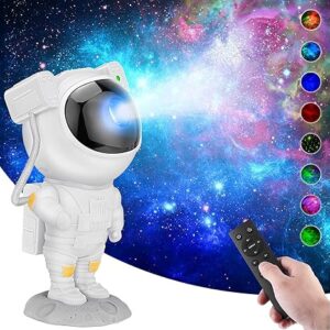 Astronaut Starry Projector 360° Adjustable Galaxy Space Projector Light with Remote Control