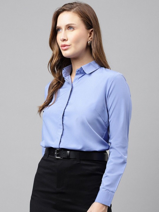 Women Solid Formal Shirt - Image 5