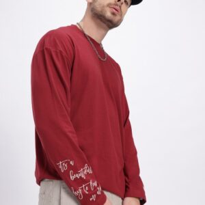 Statement Edge Printed Oversized T-shirt