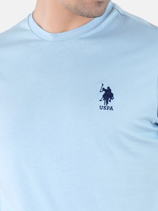 Men Embroidered Logo Pure Cotton Lightweight Lounge T-shirt - Image 2