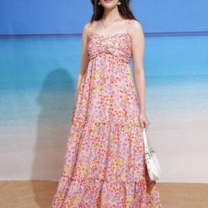 Women Floral Printed Maxi Dress