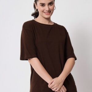 Drop-Shoulder Sleeves Pure Cotton Loose T-shirt