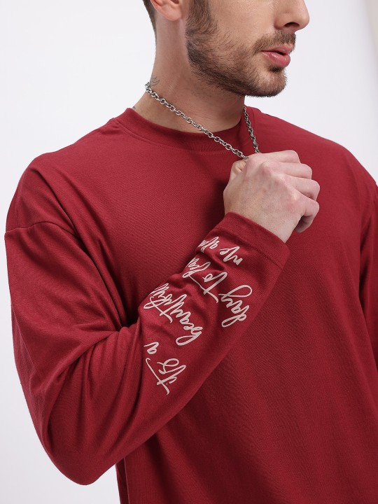 Statement Edge Printed Oversized T-shirt - Image 2