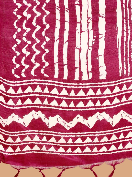 Women Floral Embroidered Regular Thread Work Pure Cotton Kurta with Trousers & With Dupatta - Image 3